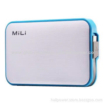 Top Selling Power Bank for Smartphones with 6,000mAh Capacity, 5V/1A Input